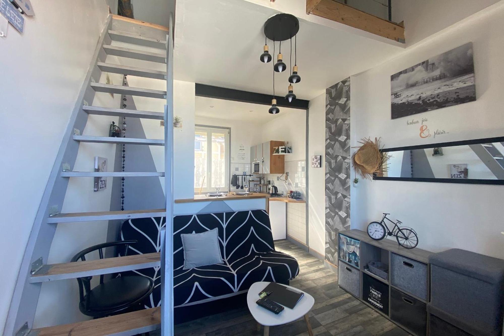 Apartmán Ab19 - Reves Sales Avec Vue Mer Imprenable Ault Exteriér fotografie